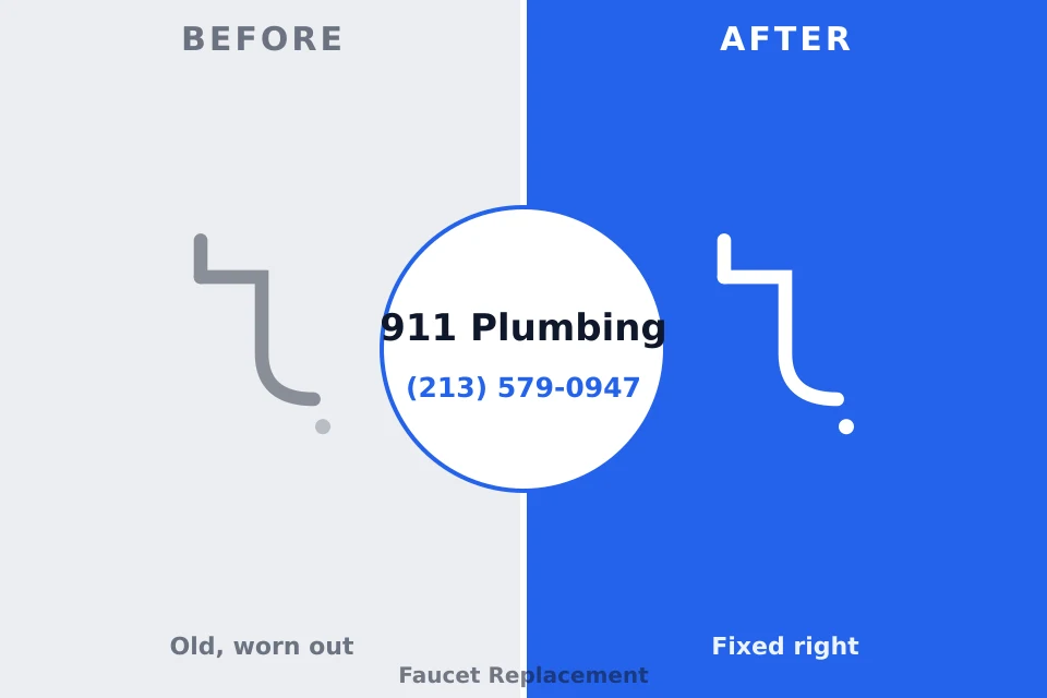 Before and after: plumbing company Frankfort, IL